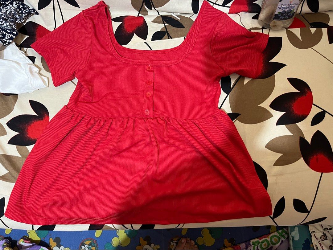 Red Gingham Plaid Dress With Ruffle Detail (Category: Dresses) located in San Jose del Monte. Submitted by araglamz02 (Listing ID 1470936421, Image 2). Description: - Style: Red and white checkered casual dress - Design: Round neckline, short sleeves, and charming red ruffled trim at the waist - Length: Knee-length cut - Fabric: Lightweight and comfortable for everyday wear - Sizing: Standard PH sizing, easy to fit .