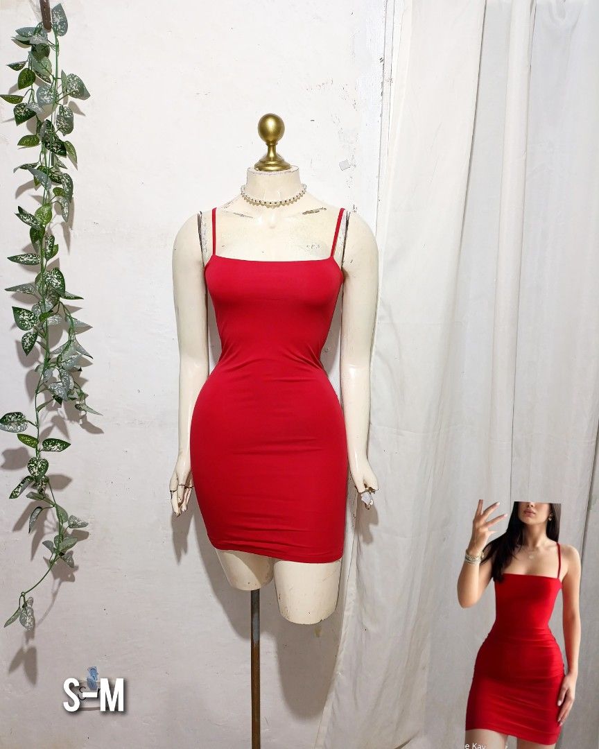 Red strappy bodycon dress (Category: Dresses) located in Pateros City. Submitted by amj_amj (Listing ID 1471057538, Image 1). Description: .