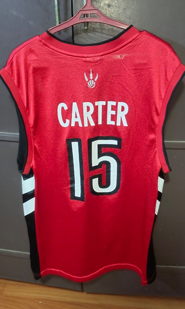 Reebok Toronto Raptors NBA Jersey (Category: Activewear) located in Manila. Submitted by myno23lenel (Listing ID 1471071217, Image 2). Description: For sale NBA Reebok Vintage Jersey 04 Toronto Raptors Vince Carter 15 Size Med fits Large dimes 30"L/22"W Good as new For only 1.8k Location Fairview.
