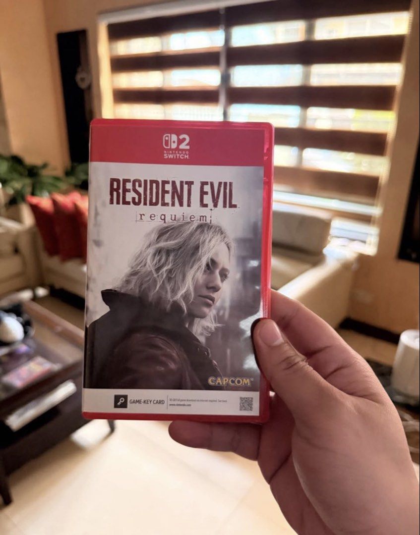 Resident Evil Requiem Nintendo Switch Game (Category: Nintendo) located in Rizal. Submitted by vecrt (Listing ID 1471005900, Image 1). Description: - Platform: Nintendo Switch (Capcom release) Unused code - Packaging: Standard red case - Genre: Horror survival - Shipping & Meetups: PM to inquire about delivery options across PH.