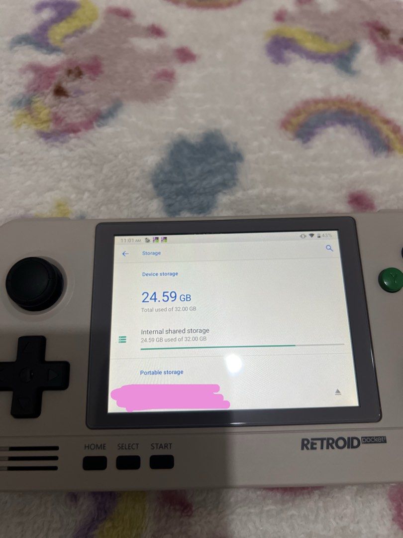 Retroid Pocket 2+ Handheld Console Retro Gaming Device (Category: Nintendo) located in Paombong. Submitted by declutteredbychee_ (Listing ID 1471040651, Image 2). Description: - Model: Retroid Pocket 2+ retro handheld console - Color: Cream grey with stylish colorful action buttons - OS & Storage: Runs on Android 9 with 2GB RAM and 32GB storage - Condition: Screen, buttons, and joysticks are extremely clean and fully functional - Usage: Perfect f