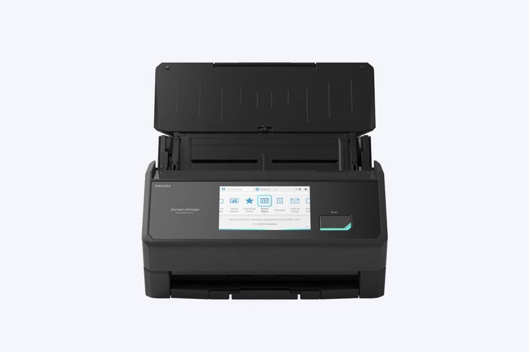 Ricoh ScanSnap iX2500 Document Scanner (Category: Printers, Scanners & Copiers) located in Quezon City. Submitted by salesmon_22 (Listing ID 1470955924, Image 1). Description: Specification High-speed document scanner designed for fast, reliable, and efficient scanning at home or in the office. Scanning Speed: 45 ppm / 90 ipm Resolution – Optical: 600 DPI Simplex / Duplex: Duplex ADF Capacity: 100 Sheets Image Sensor: Color CIS x 2 Power Consumpt