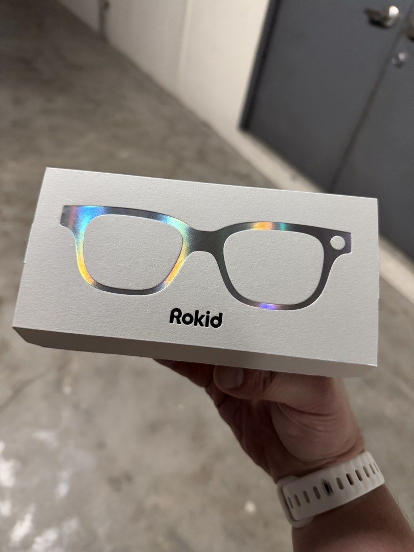 Rokid Display AI Smart Glasses with Power Capsule (Category: Sunglasses & Eyewear) located in Taguig. Submitted by mikecons (Listing ID 1470972317, Image 2). Description: Used just a few times, looks brand new as you will see in the pics. Includes box, case plus extra charging cable. RFS: impulse buy.
