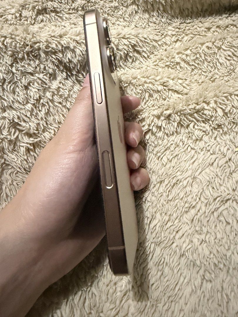Rush! 16 Pro (512gb) (Category: iPhone 16 Series) located in Manila. Submitted by shopperzzzzz (Listing ID 1471110215, Image 2). Description: Selling my 16 Pro WORKING FACE ID, TRUETONE , .5 BH 83% ORIGINAL LOCAL VARIANT ☺️ ALL WORKING PO SAME AS NO ISSUE ☺️ HONEST ISSUE: PALIT CAMERA PERO ORIGINAL PINALIT GALING SA UNIT NG 16 PRO KAYA USED. NAKALAGAY SA PARTS & HISTORY .