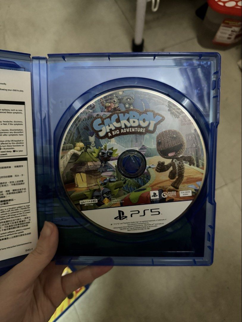 Sackboy A Big Adventure PS5 Game (Category: PlayStation) located in Quezon City. Submitted by lou.thriftthings (Listing ID 1471003599, Image 2). Description: Location: QC or Nueva Ecija (depending on where I am at the moment) Buyer shoulders the sf.