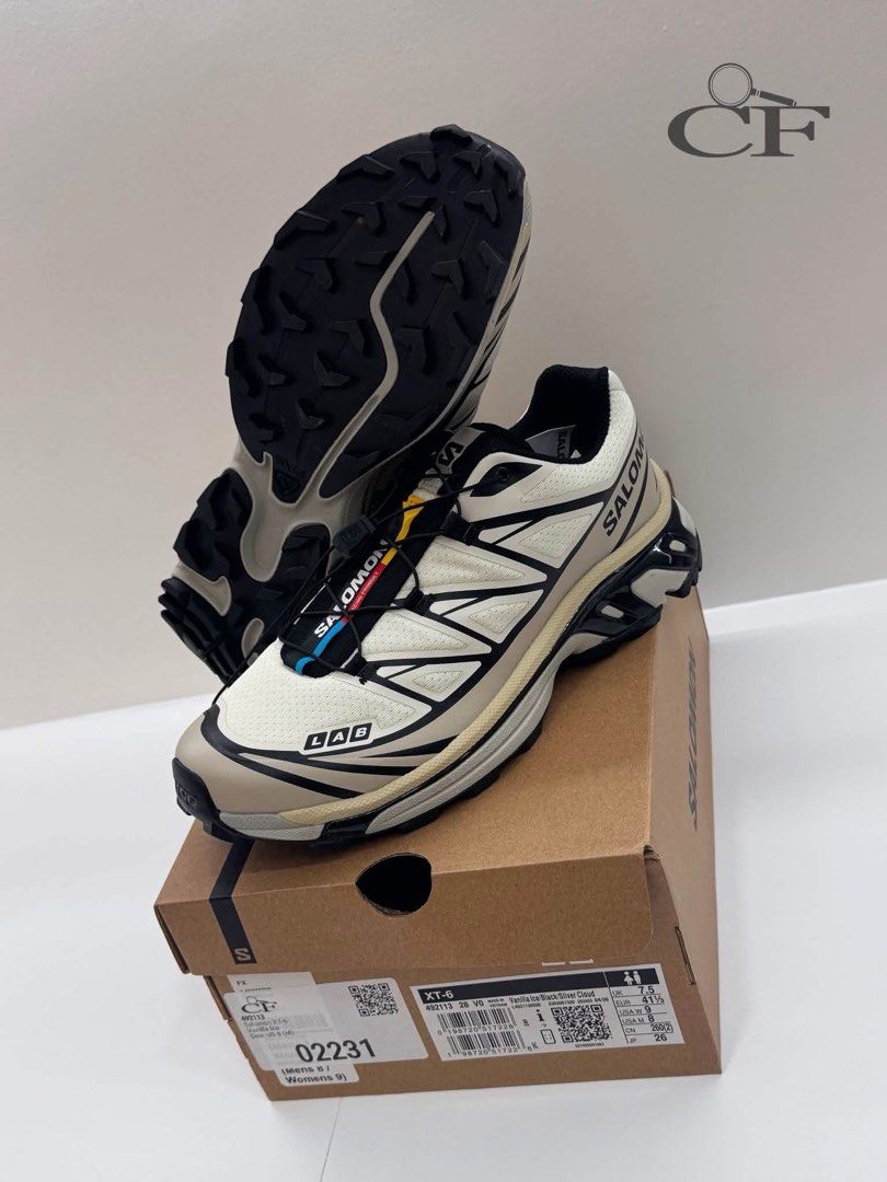 Salomon XT-6 ‘Vanilla Ice Black’ (Category: Sneakers) located in Manila. Submitted by collectorfinds (Listing ID 1471051209, Image 1). Description: Salomon on feet, outdoor energy all day 🌲 Salomon XT-6 ‘Vanilla Ice Black’ Men’s US Size 10 / 11 💰₱ 14,895 📩 PM us to purchase 📍2nd Floor, 317 Fernando Poe Jr Ave . Quezon City. Right above Yamaha near LRT 1 - Roosevelt Station. 📈 Prices subject to change without notice.
