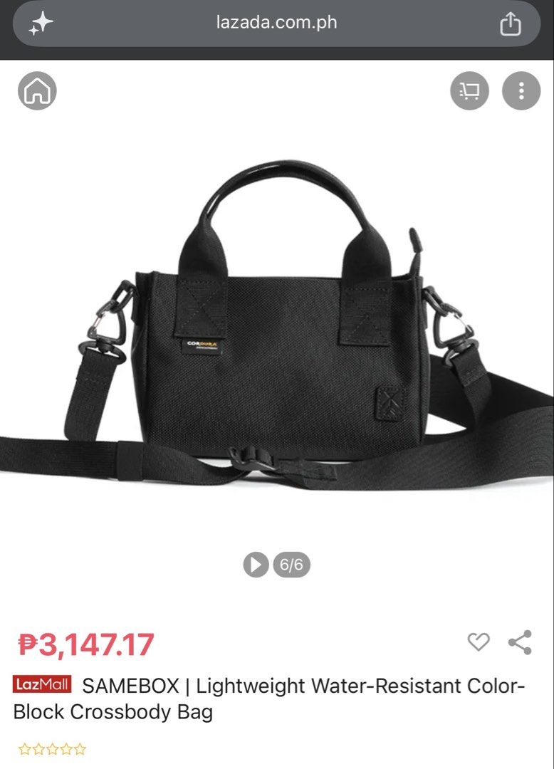 SAMEBOX Cordura Crossbody (Category: Sling Bags) located in Bauang. Submitted by thriftypockets92 (Listing ID 1471011669, Image 3). Description: .