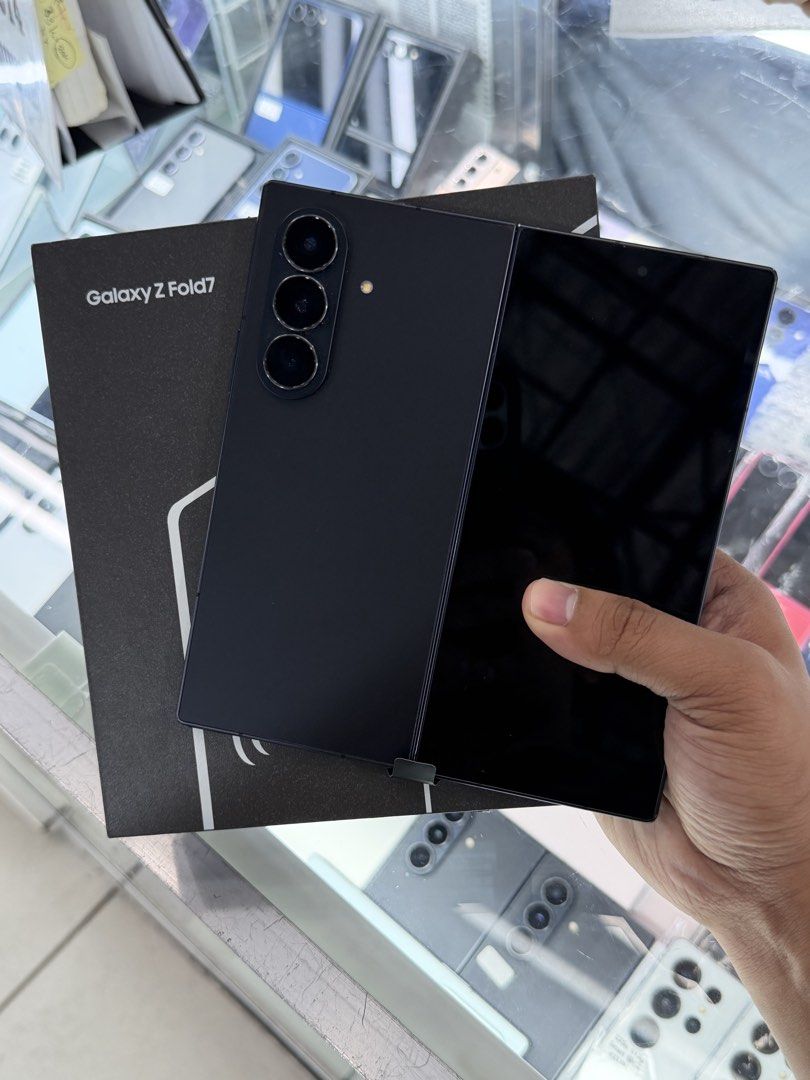 SAMSUNG FOLD 7 COMPLETE NTC FU 256GB (Category: Samsung) located in Manila. Submitted by ram-gadget-shop (Listing ID 1470978525, Image 1). Description: 📍 GREENHILLS SHOPPING CENTER 🔥 RUSH RUSH RUSH SALE! 🔥 📱 iPHONES & ANDROID PHONES FOR SALE & SWAPPING! ✨ ✅ Smooth & Fast Performance ✅ Slightly Used / Well-Maintained Units ✅ Reset to Factory Settings ✅ No Hidden Issues ✅ Free Unit Checking ✅ With Warranty 🎁 FREEBIES INCLUDED: ✅ Phone Case ✅ T