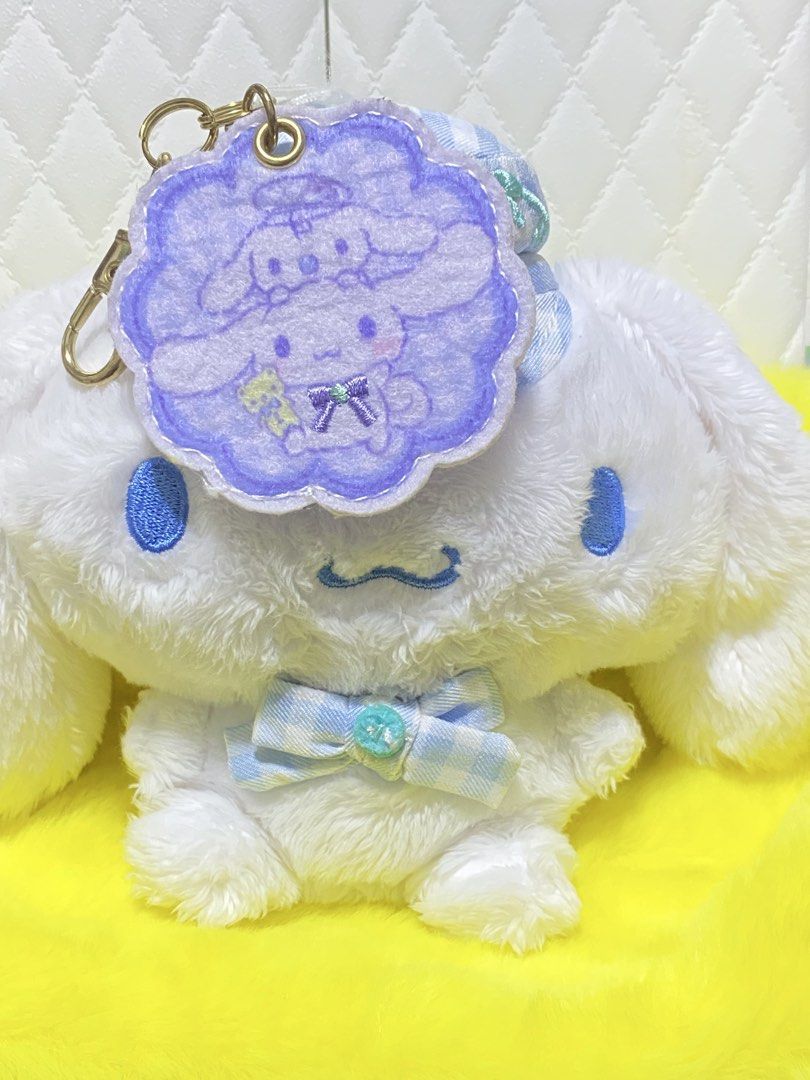 Sanrio Cinnamoroll Gingham Hat Plush Mascot Charm (Category: Plushies & Soft Toys) located in Los Banos. Submitted by chus.things (Listing ID 1471092092, Image 2). Description: No paper tag.