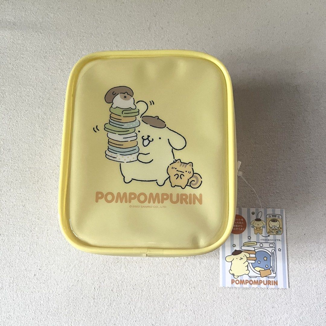 Sanrio Pompompurin Pouch Bag (Category: Purses & Pouches) located in Marikina City. Submitted by anythindahan (Listing ID 1471003923, Image 2). Description: 🛍️original and bnew with tags from Japan 🛍️Php850 🛍️buyer to book and pay shipping 📍pick up loc: Concepcion Dos, Marikina City 💸BDO/BPI.