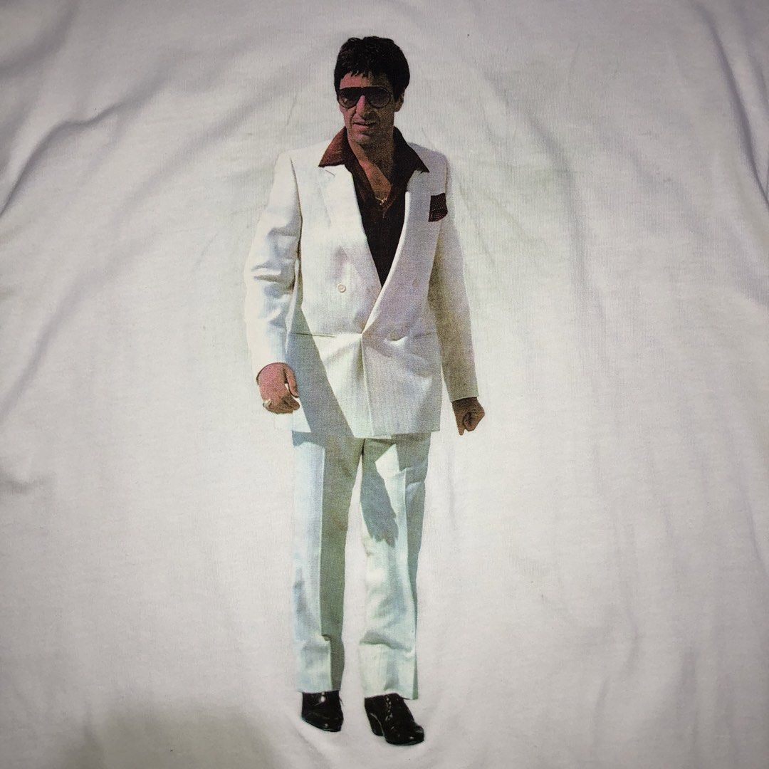 SCARFACE X H&M LONGSLEEVES (Category: Tshirts & Polo Shirts ) located in Dasmarinas. Submitted by cornyxmessy (Listing ID 1470984225, Image 3). Description: width - 20.5 length - 26.5.