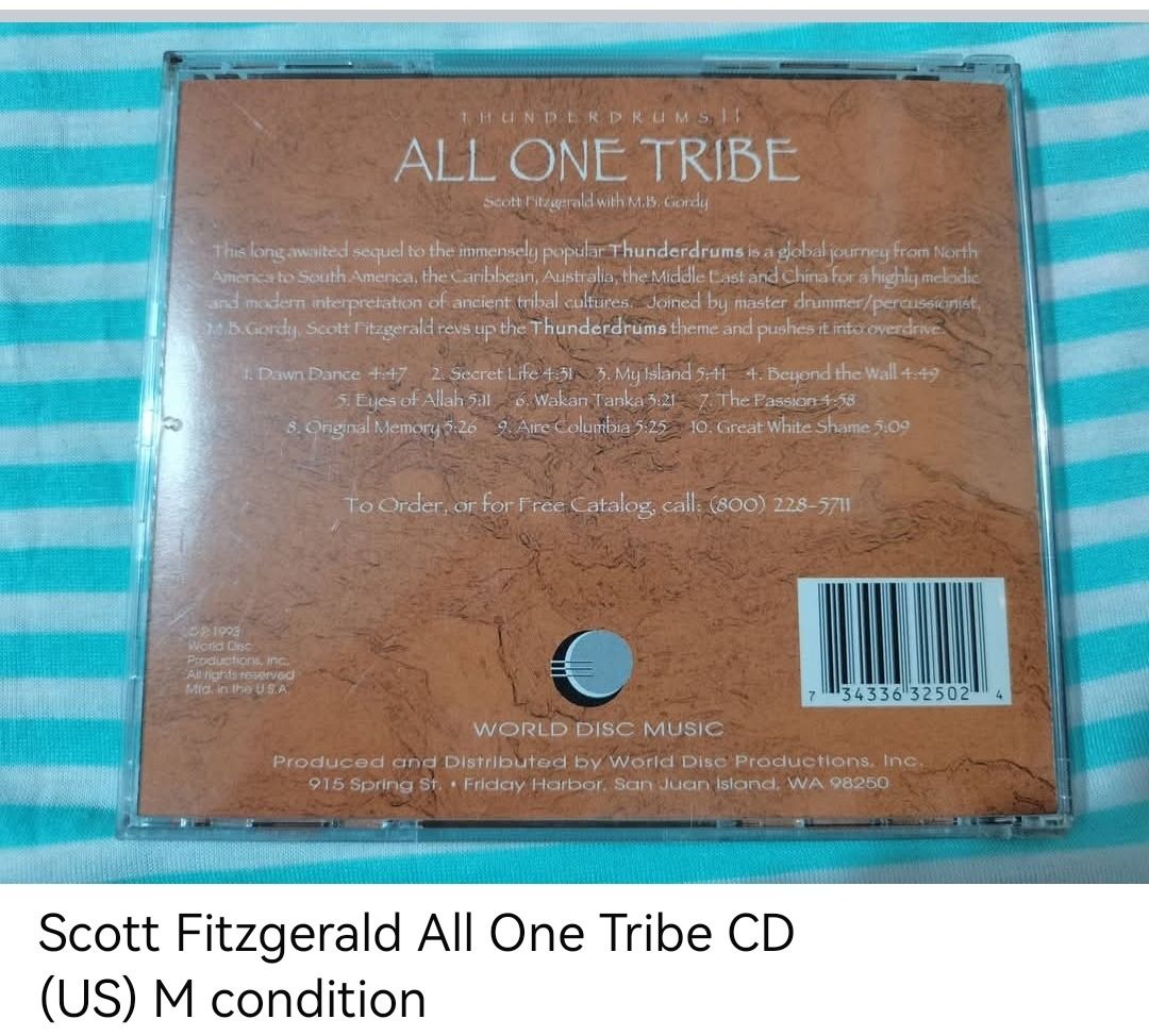 Scott Fitzgerald All One Tribe CD (unsealed) (Category: CDs & DVDs) located in Dangcagan. Submitted by cd_haven5 (Listing ID 1471001902, Image 2). Description: #FORSALE #FORSALE #FORSALE #Authentic #Legit #Original We only sell original items. All items posted are on hand. Please message me for availability of the item/s because the items are also posted on my other online stores. All items are imported unless stated PH. We also accept Pre-orders