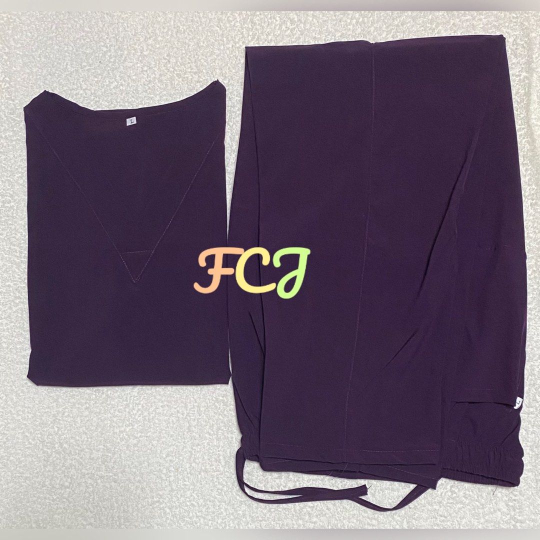 Scrubsuit (violet) (Category: Medical Supplies & Tools) located in Morong. Submitted by fcjonline528 (Listing ID 1469216943, Image 1). Description: Brand new scrubsuit Taslan fabric (stretchy and durable) Size: Large.