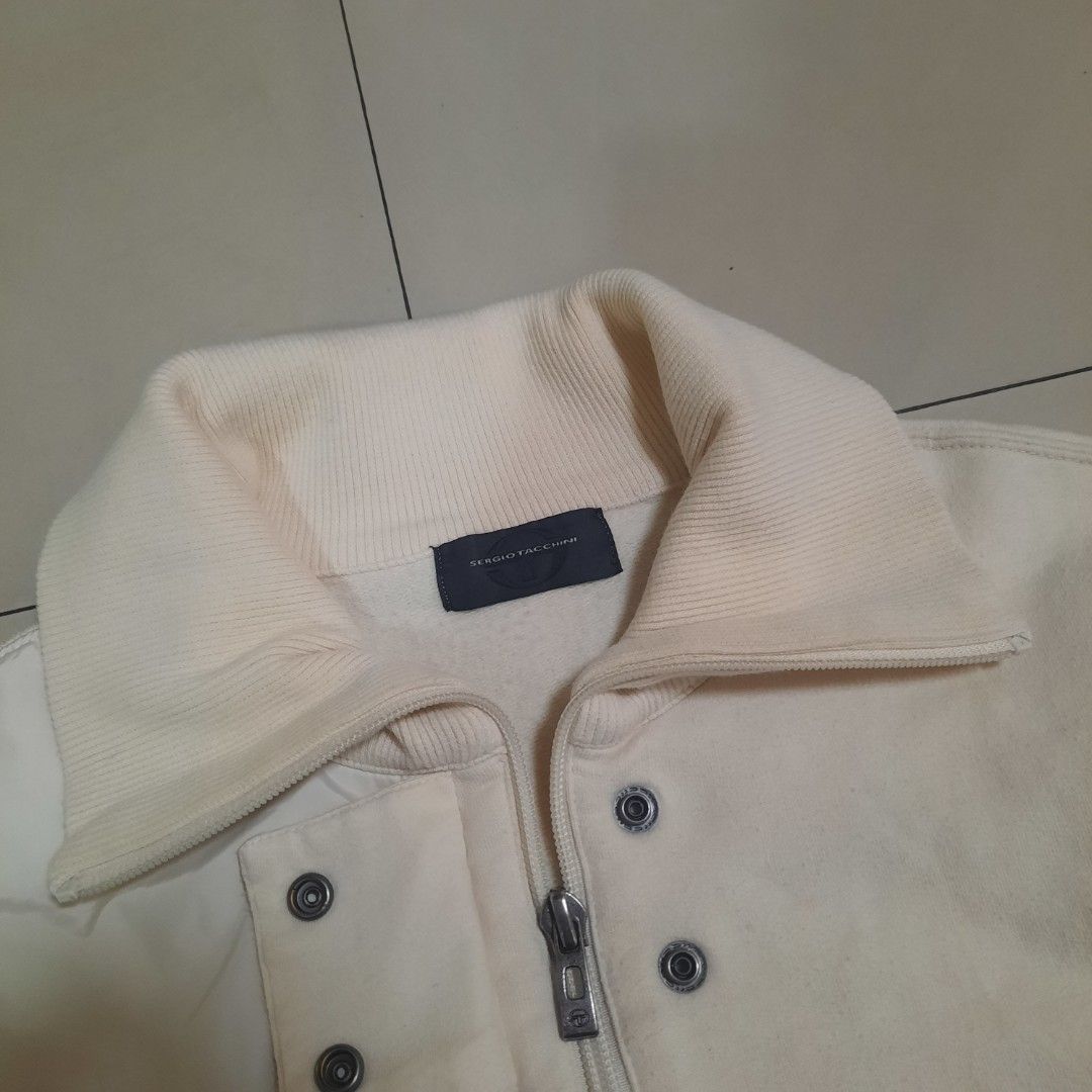 Sergio Zacchini Half Zip Sweater (Category: Coats, Jackets and Outerwear) located in Cebu City. Submitted by archivalia.me (Listing ID 1471052095, Image 2). Description: Sergio Zacchini Half Zip Sweater Large on tag Width 18 Length 23 Good as New No Issue Price dm + sf Loc: Cebu City.
