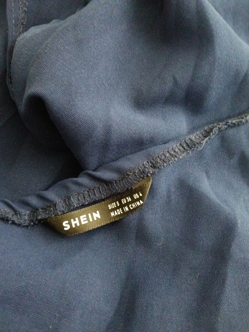 Shein One Shoulder Blue Jumpsuit Size S (Category: Jumpsuits) located in Manila. Submitted by zenbear_6b2d8a (Listing ID 1470939460, Image 2). Description: - Brand: Shein - Color: Blue - Size: S (EU 36 / US 4) - Style: One-shoulder with straight leg pants and elastic waistband - Fit: Lightweight, simple pull-on piece - Occasion: Great for casual outings or events - Origin: Made in China.