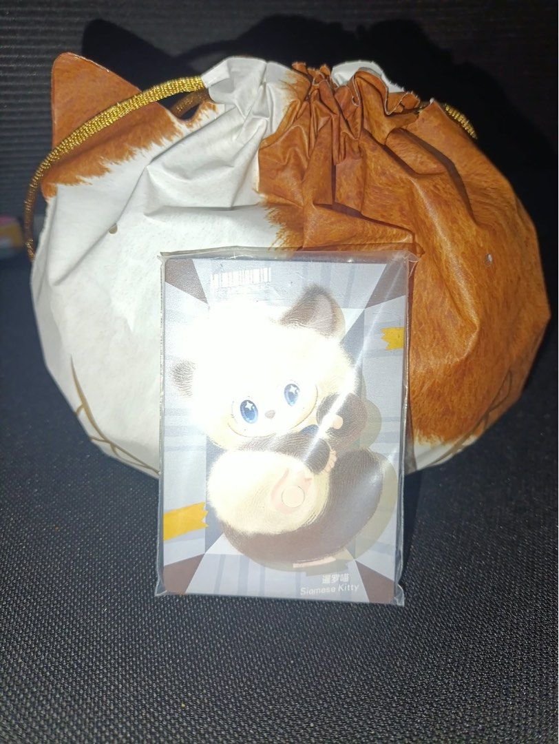 siamese labubu cat mode on plush pendant keychain charm (Category: Plushies & Soft Toys) located in Bacoor. Submitted by jinj1curates_ (Listing ID 1471015652, Image 2). Description: ♡ unsealed but bnew, box opened from the bottom ♡ complete inclusions ♡ selling from set hatian 📍Location: Taguig 📦 MOD: J&T (Lalamove for same day delivery) 💗MOP: Gcash/Maribank/Bank Transfer.