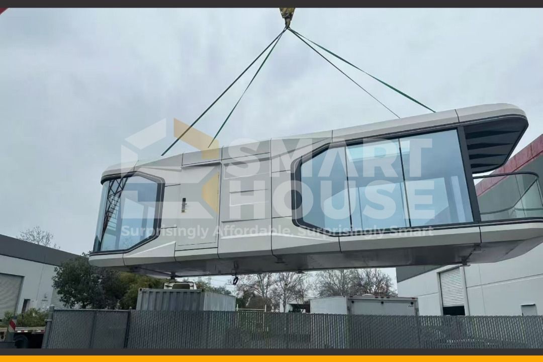 SMARTHOUSE CAPSULE HOUSE (Category: Construction & Building Materials) located in Quezon City. Submitted by Smarthouseph (Listing ID 1470952700, Image 1). Description: WELCOME TO THE NEXT GENERATION OF LIVING. 💛 Introducing the SMARTHOUSE CAPSULE HOUSE — more than just a home; it is a statement of innovation, sophisticated design, and limitless possibilities. Engineered for the modern world, it seamlessly combines futuristic architecture, smart 