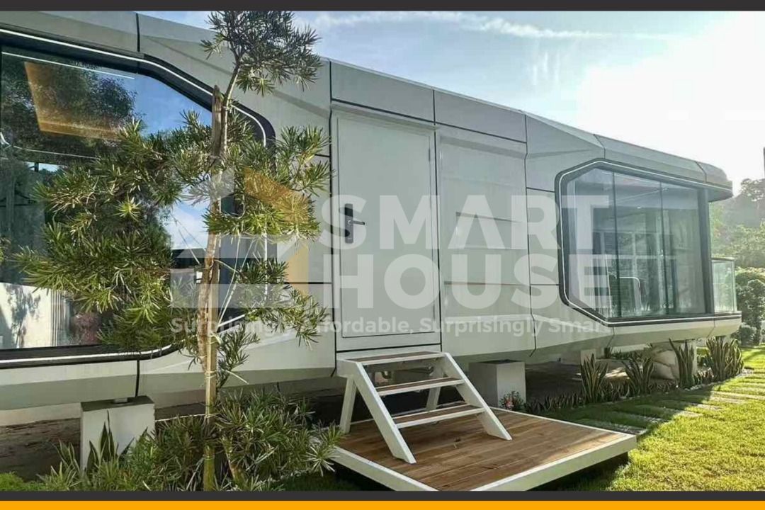SMARTHOUSE CAPSULE HOUSE (Category: Construction & Building Materials) located in Quezon City. Submitted by Smarthouseph (Listing ID 1470952700, Image 3). Description: WELCOME TO THE NEXT GENERATION OF LIVING. 💛 Introducing the SMARTHOUSE CAPSULE HOUSE — more than just a home; it is a statement of innovation, sophisticated design, and limitless possibilities. Engineered for the modern world, it seamlessly combines futuristic architecture, smart 