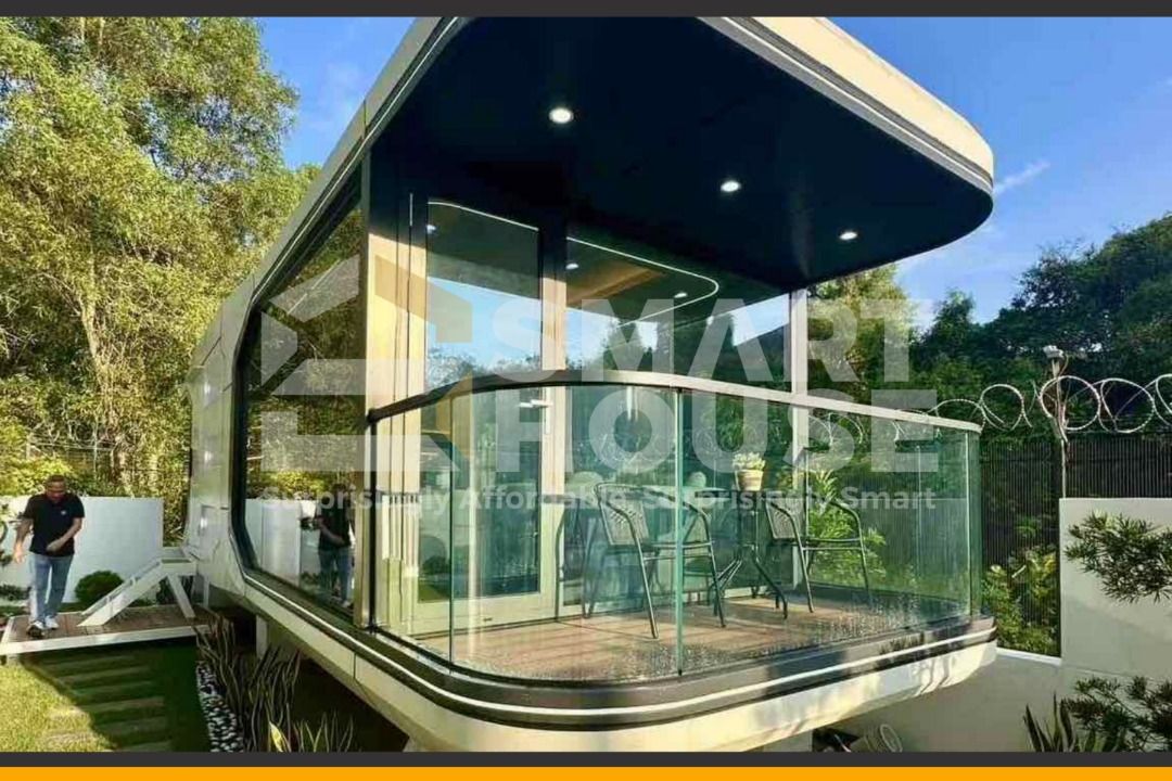 SMARTHOUSE CAPSULE HOUSE (Category: Construction & Building Materials) located in Quezon City. Submitted by Smarthouseph (Listing ID 1470952700, Image 2). Description: WELCOME TO THE NEXT GENERATION OF LIVING. 💛 Introducing the SMARTHOUSE CAPSULE HOUSE — more than just a home; it is a statement of innovation, sophisticated design, and limitless possibilities. Engineered for the modern world, it seamlessly combines futuristic architecture, smart 