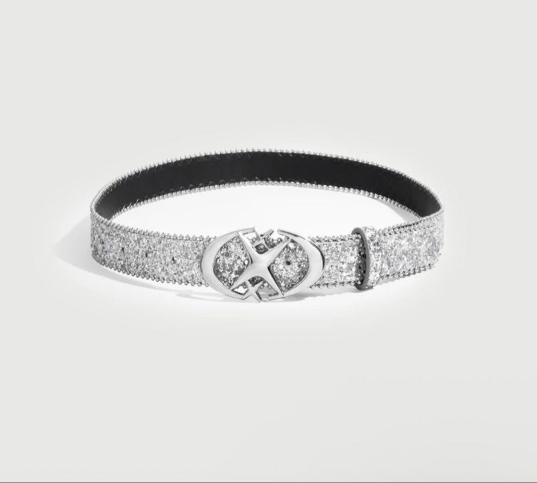 Sparkly Silver Belt (Category: Belts) located in Malabon City. Submitted by zasha_ (Listing ID 1471081880, Image 1). Description: USED ONCE.