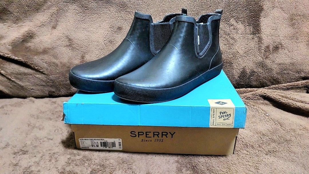 Sperry boots (Category: Sneakers & Footwear) located in Manila. Submitted by kimkimkimc53329 (Listing ID 1470934217, Image 1). Description: item used only once rfs: wrong size.