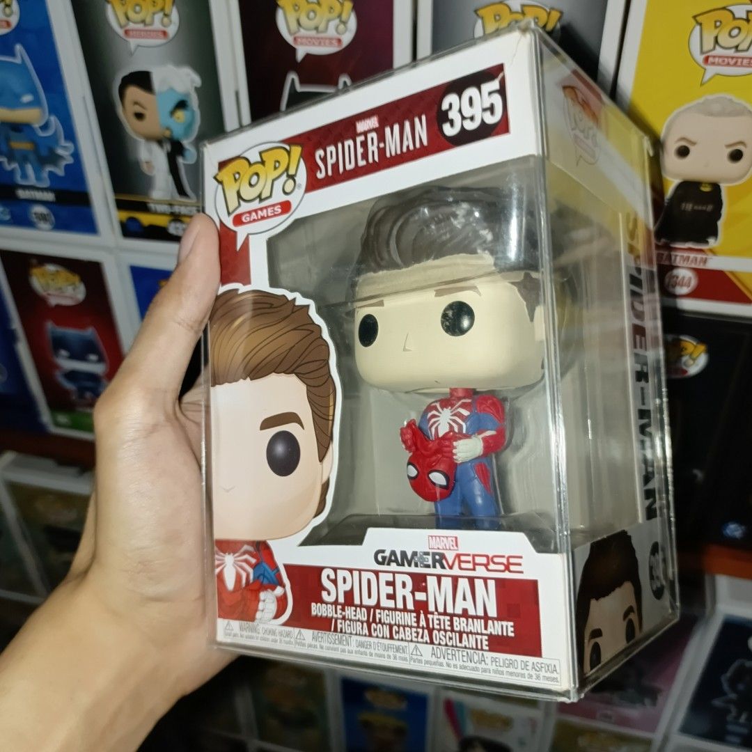 Spideman Funko Pop! Spiderman #398 (Category: Figurines & Statues) located in Marikina City. Submitted by spiderraff (Listing ID 1470968610, Image 1). Description: 8/10 box condition.