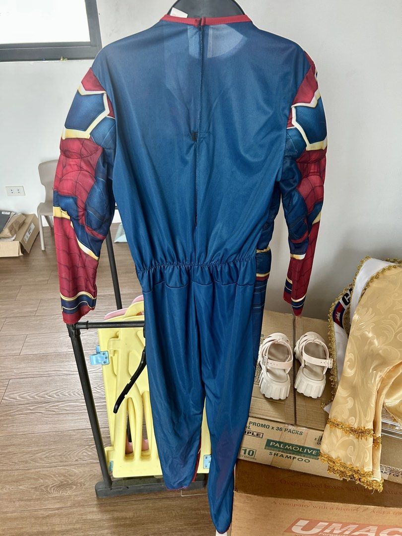Spiderman costume for kids (Category: Babies & Kids Fashion) located in Pasig City. Submitted by nobrainer.deals (Listing ID 1471006027, Image 2). Description: for 7 to 10 years old.