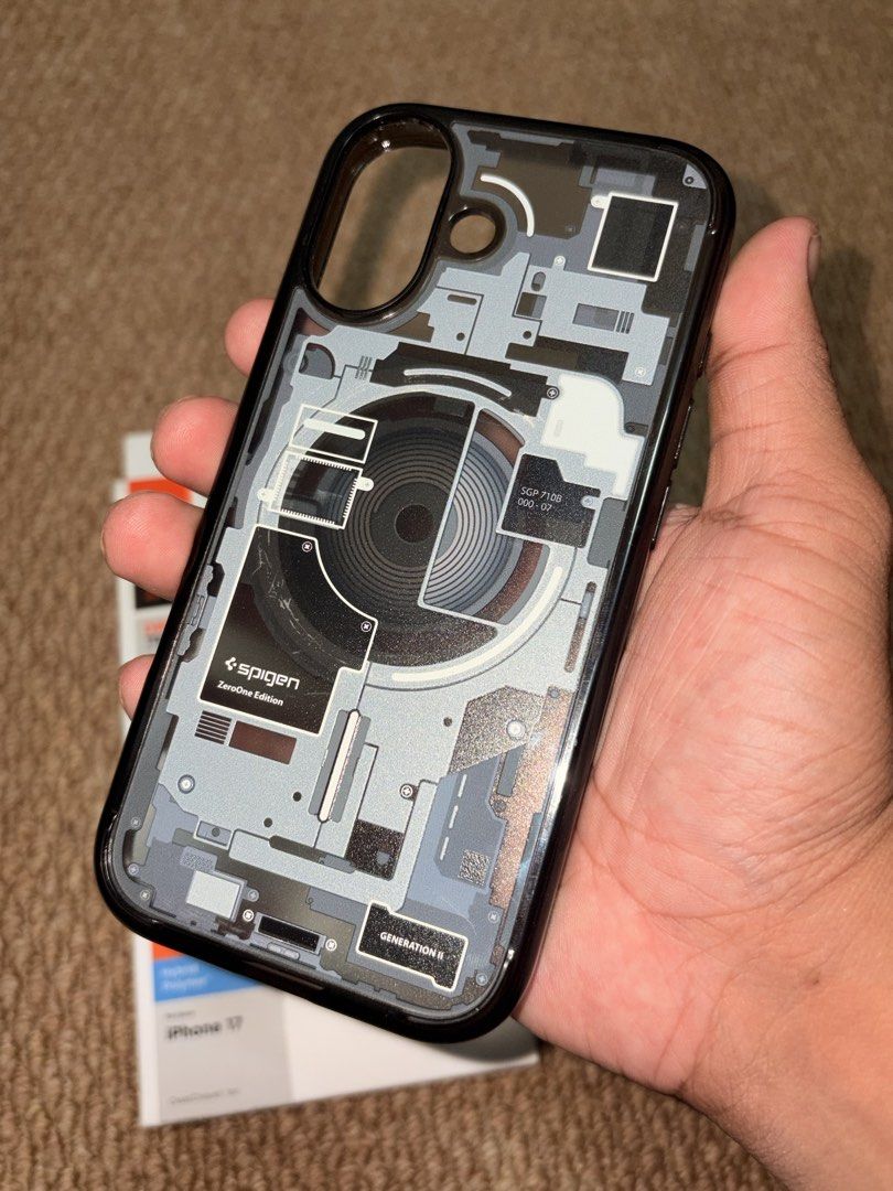 Spigen Ultra Hybrid iPhone 17 Base (Category: Other Mobile & Gadget Accessories) located in Antipolo. Submitted by daddywill (Listing ID 1471076427, Image 2). Description: Spigen Ultra Hybrid Phone Case (Original) For iphone 17 (Base model) Used but not abuse 9/10 Complete w box Antipolo location Ship / Pick up ✅.