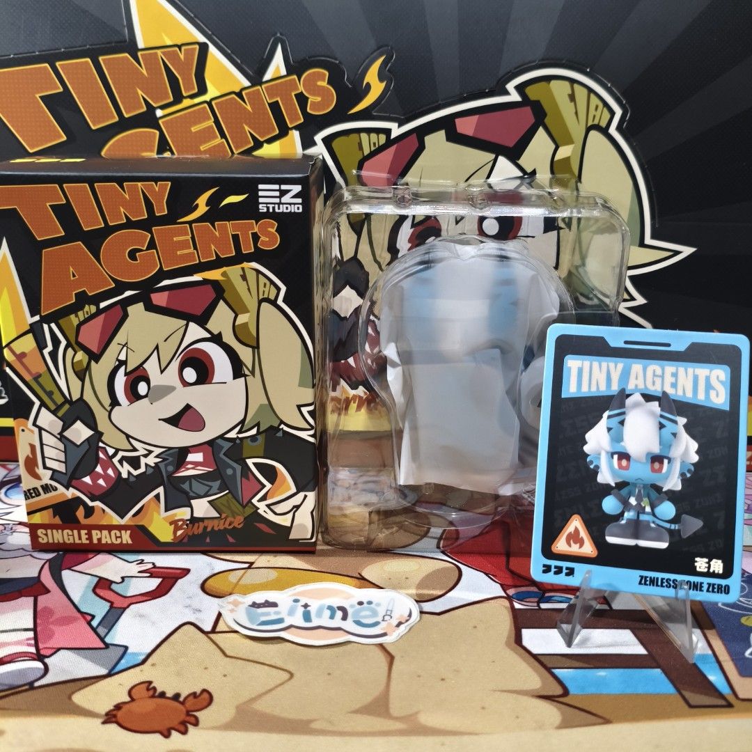 Split Order - Official Zenless Zone Zero Tiny Agents Vol 1 Blind Box (Category: Designer & Blind Box Toys) located in General Mariano Alvarez. Submitted by eiimei (Listing ID 1450805380, Image 2). Description: I WONT ENTERTAIN PEOPLE WHO DOESNT READ DESCRIPTION On Hand ✅ | Guaranteed Character ✅ Eiimei Box Break 💥 • Ellen Joe - CLAIMED • Vivian - CLAIMED • Miyabi - CLAIMED • Astra - CLAIMED • Burnice - CLAIMED • Soukaku - P650 • Lighter - CLAIME
