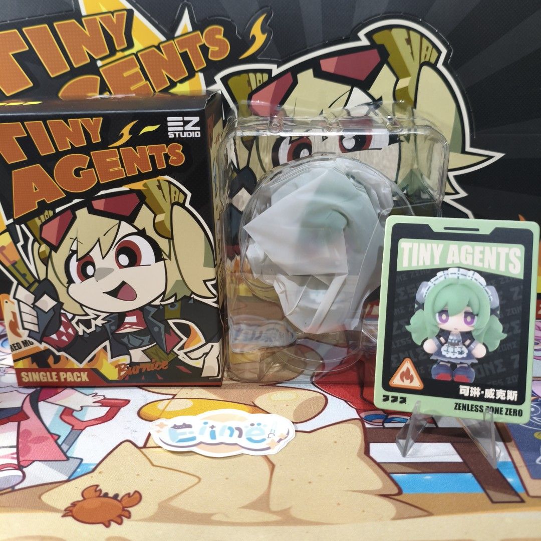 Split Order - Official Zenless Zone Zero Tiny Agents Vol 1 Blind Box (Category: Designer & Blind Box Toys) located in General Mariano Alvarez. Submitted by eiimei (Listing ID 1450805380, Image 3). Description: I WONT ENTERTAIN PEOPLE WHO DOESNT READ DESCRIPTION On Hand ✅ | Guaranteed Character ✅ Eiimei Box Break 💥 • Ellen Joe - CLAIMED • Vivian - CLAIMED • Miyabi - CLAIMED • Astra - CLAIMED • Burnice - CLAIMED • Soukaku - P650 • Lighter - CLAIME