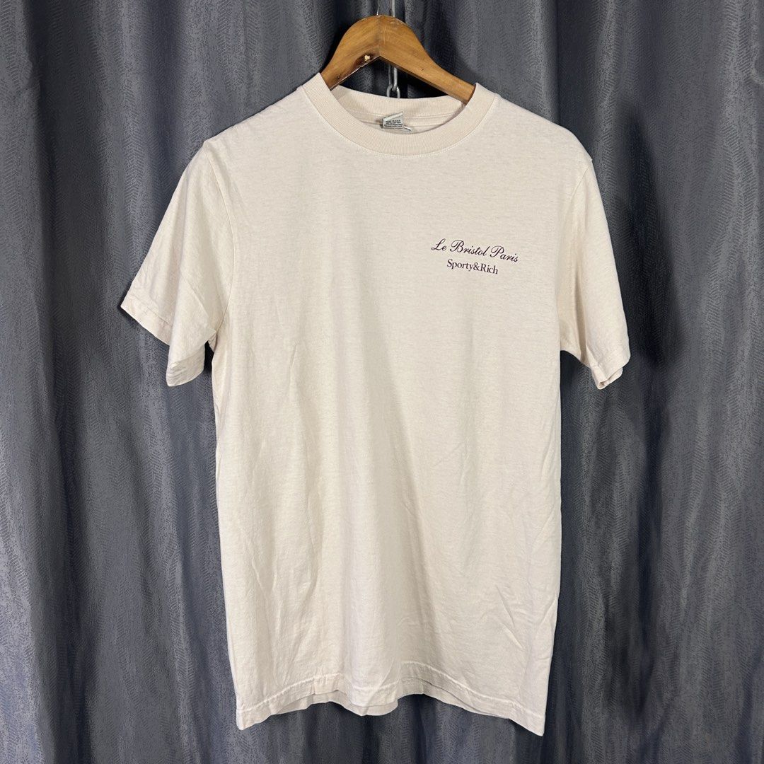 SPORTY & RICH FAUBORG TSHIRT (Category: Tshirts & Polo Shirts ) located in General Mariano Alvarez. Submitted by manosegunda4117 (Listing ID 1471016564, Image 1). Description: SPORTY & RICH FAUBORG TSHIRT Size Small Width : 19 in Length : 27 in Excellent Condition Price : PHP 1,200 + shipping fee 📍GMA, Cavite.