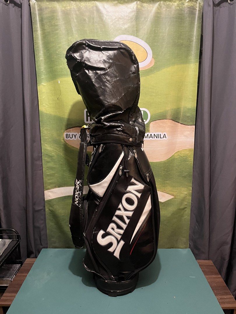 Srixon Golf Cart Bag (Category: Golf) located in Manila. Submitted by hole19mnl (Listing ID 1470982570, Image 1). Description: Srixon Golf Cart Bag 5 Way Divider *Issue in the last picture*.