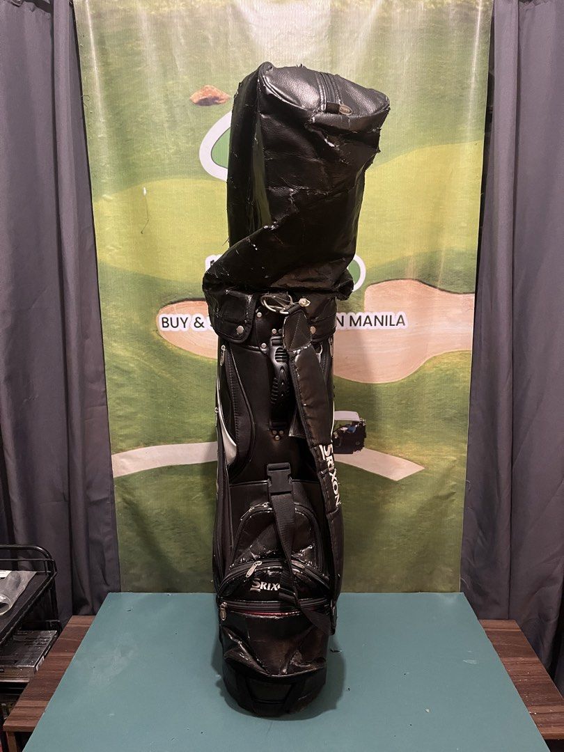 Srixon Golf Cart Bag (Category: Golf) located in Manila. Submitted by hole19mnl (Listing ID 1470982570, Image 2). Description: Srixon Golf Cart Bag 5 Way Divider *Issue in the last picture*.