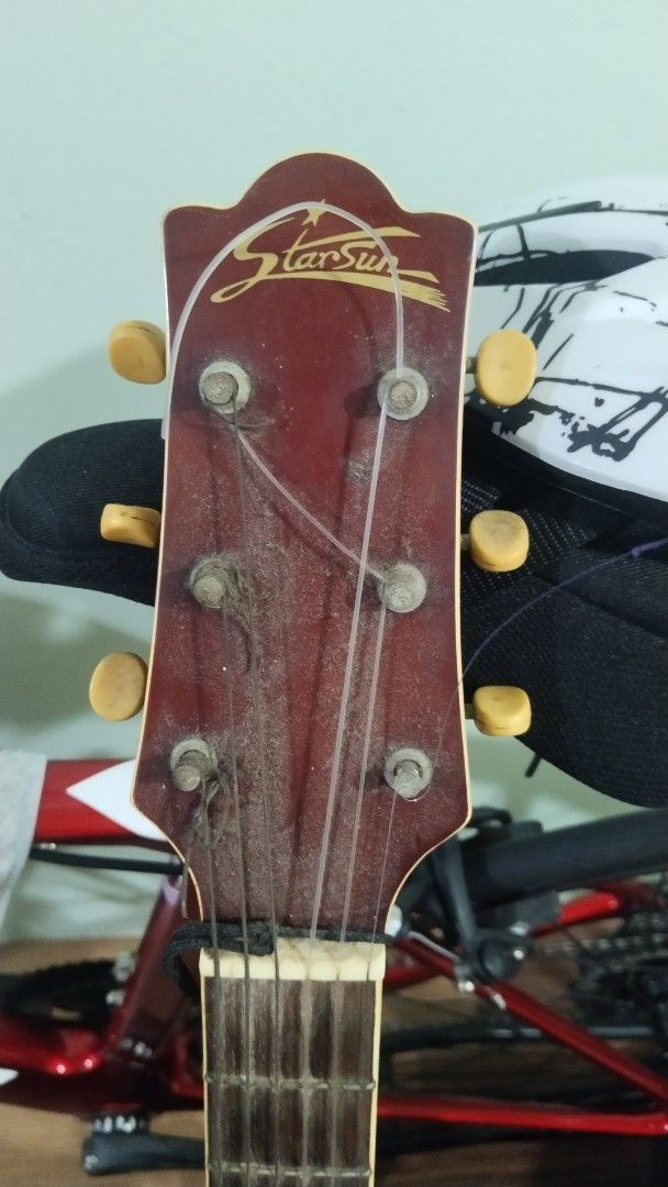Instrument Land StarSun Acoustic Electric Guitar, Hobbies & Lifestyle, Music & Media ...