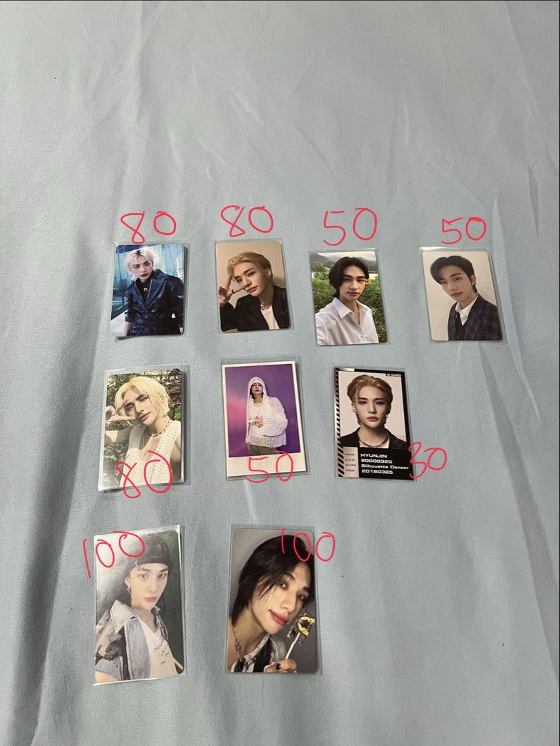 Stray kids photo cards (Category: Raw Singles) located in Manila. Submitted by happyaubsbee_ (Listing ID 1471071898, Image 3). Description: Message me if you want to buy a specific set Will package well Reason for selling: in need of funds and quitting 6k for all Loc: QC Buyer pays for sf .