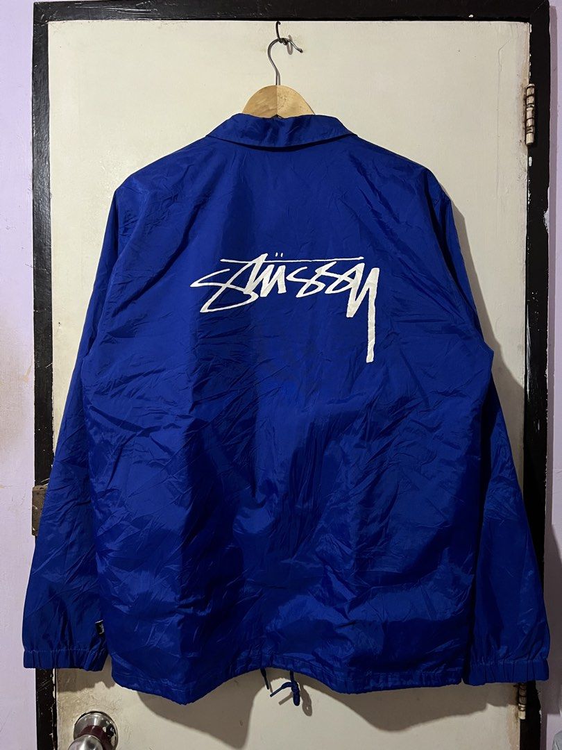 STUSSY CRUIZE COACH JACKET (Category: Coats, Jackets and Outerwear) located in Manila. Submitted by dailystrategythrift (Listing ID 1470958533, Image 2). Description: WTS ‼️ STUSSY CRUIZE COACH JACKET SIZE LARGE ON TAG WIDTH - 23 LENGTH - 29 EXCELLENT CONDITION💯❤️ PRICE - 📩 LOCATION LASPIÑAS CITY 📍📍 DM FOR PURCHASE 📩📩.