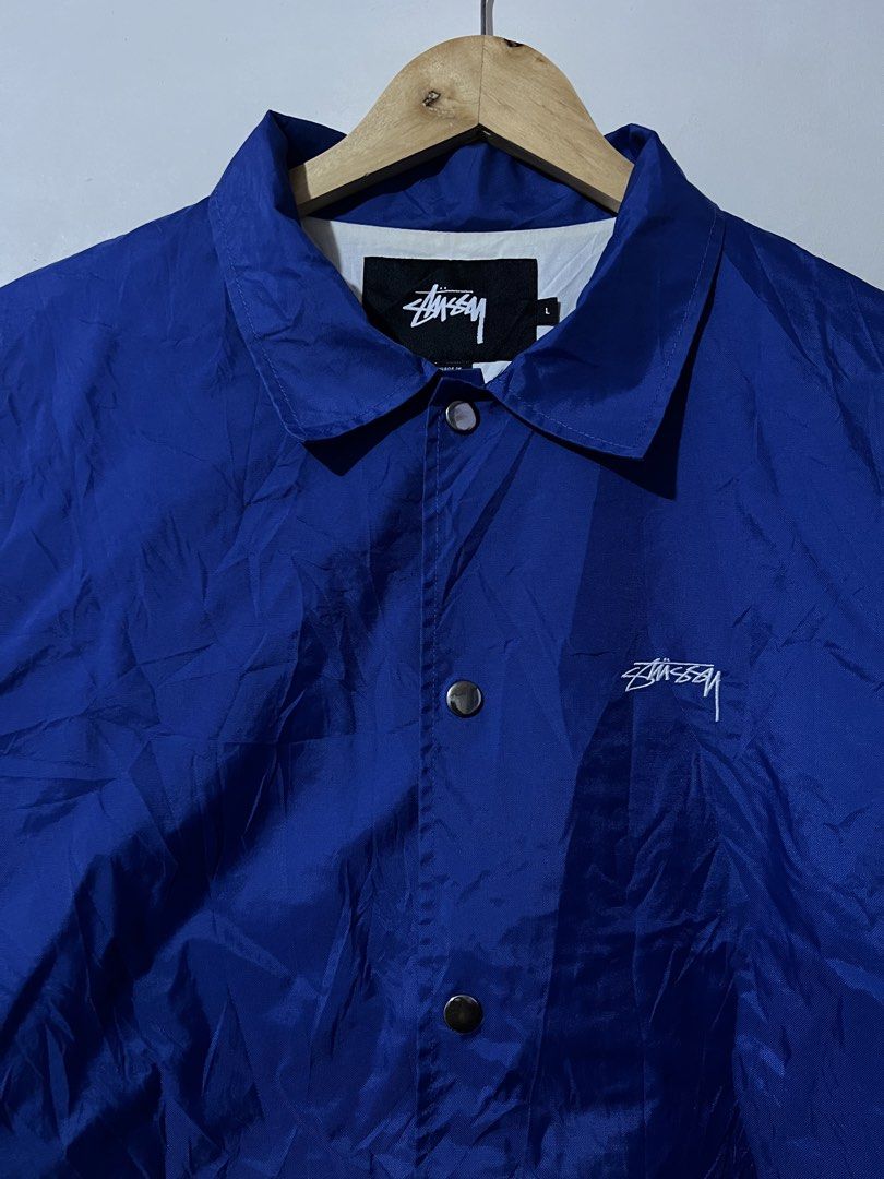 STUSSY CRUIZE COACH JACKET (Category: Coats, Jackets and Outerwear) located in Manila. Submitted by dailystrategythrift (Listing ID 1470958533, Image 3). Description: WTS ‼️ STUSSY CRUIZE COACH JACKET SIZE LARGE ON TAG WIDTH - 23 LENGTH - 29 EXCELLENT CONDITION💯❤️ PRICE - 📩 LOCATION LASPIÑAS CITY 📍📍 DM FOR PURCHASE 📩📩.
