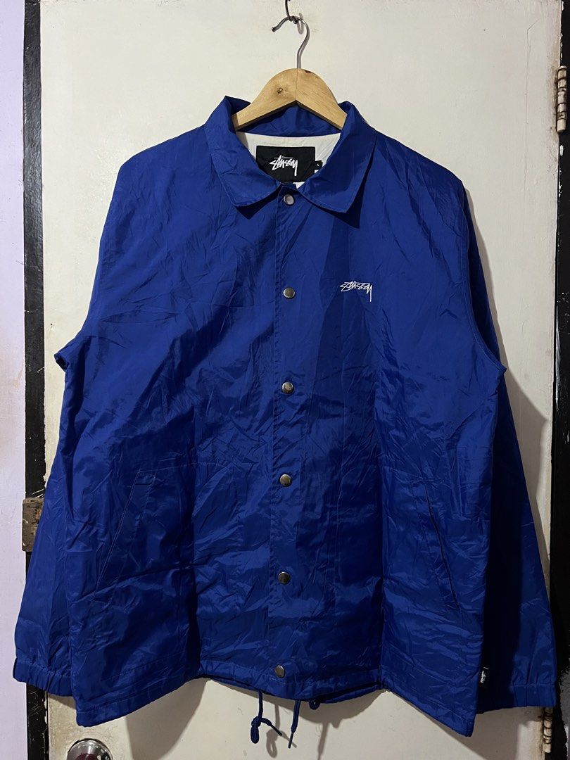 STUSSY CRUIZE COACH JACKET (Category: Coats, Jackets and Outerwear) located in Manila. Submitted by dailystrategythrift (Listing ID 1470958533, Image 1). Description: WTS ‼️ STUSSY CRUIZE COACH JACKET SIZE LARGE ON TAG WIDTH - 23 LENGTH - 29 EXCELLENT CONDITION💯❤️ PRICE - 📩 LOCATION LASPIÑAS CITY 📍📍 DM FOR PURCHASE 📩📩.