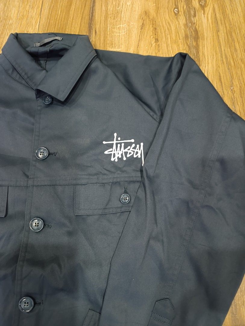 STUSSY WORK WEAR JACKET (Category: Coats, Jackets and Outerwear) located in Angeles City. Submitted by kc_archvs (Listing ID 1471092595, Image 2). Description: Size: M to L Dimes: 22x25 issue: none 500php if delivery +sf.