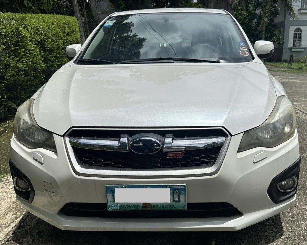 Subaru Impreza 2.0 5-Dr (A) (Category: Used Cars) located in Manila. Submitted by margaritad09165 (Listing ID 1471037563, Image 3). Description: Subaru Impreza 2012 ALL IN DP: 160,000 Includes Transfer Fee INSURANCE: + 16,000 PREMIUM Chattel Fee Distributed to Monthly: 12 Months: 28,120 24 Months: 16,083 36 Months: 12,070 For more info call 09778024810.