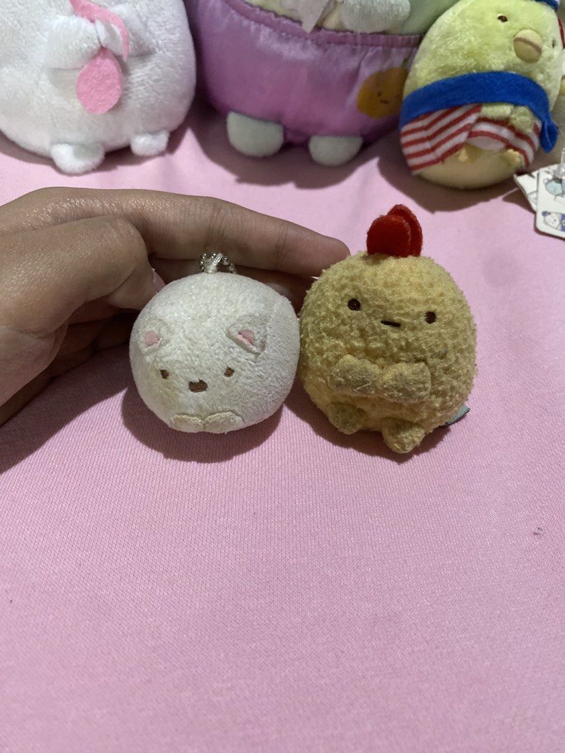 Sumikko Plushies and Charms Bundle (Category: Plushies & Soft Toys) located in Guagua. Submitted by toy_corner (Listing ID 1471060323, Image 3). Description: All with etiketa Yung iba may need wash Pampanga loc Sold as is MOP: Gcash J&T courier .