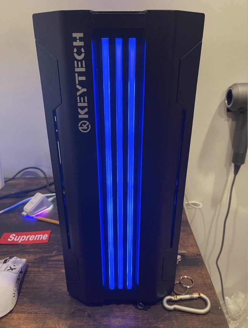 System Unit with Fujitsu Monitor (Category: Desktops) located in Quezon City. Submitted by predoeee (Listing ID 1471036472, Image 2). Description: - Case: Keytech with stylish blue LED lighting and dual top exhaust fans - Processor: AMD Ryzen 5 3600 - Graphics Card: NVIDIA GeForce GTX 1050 Ti - Memory: 8GB RAM - Storage: 223GB SSD (C-drive) + 465GB HDD (D-drive) - Operating System: Windows 10 Pro installed and ready to use - Condition: Clean inte
