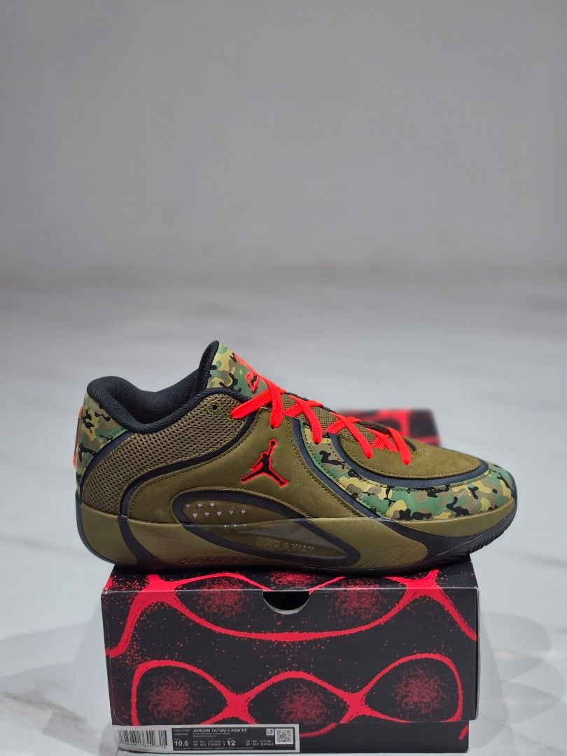 TATUM 4 CAMO (Category: Sneakers) located in Caloocan City. Submitted by 321soled (Listing ID 1470980783, Image 1). Description: for sale/trade tatum 4 camo size 10.5 used / complete 3,495 south caloocan area ig/fb: 321soled.
