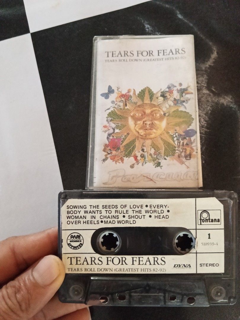 Tears for fears cassette tape (Category: CDs & DVDs) located in Davao. Submitted by mattlianpogi (Listing ID 1470969364, Image 1). Description: tears for fears cassette tape,very good condition,... complete intact case and inlay,no pen mark,...what you see is what you get.....