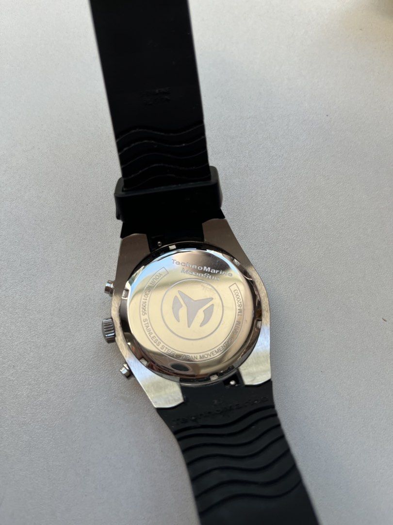 TechnoMarine MoonSun (Category: Men's Watches) located in Manila. Submitted by iayo.15 (Listing ID 1471038784, Image 3). Description: Orig price: 9.6k - no box - hindi na nagagamit - very minor scratch at the back.