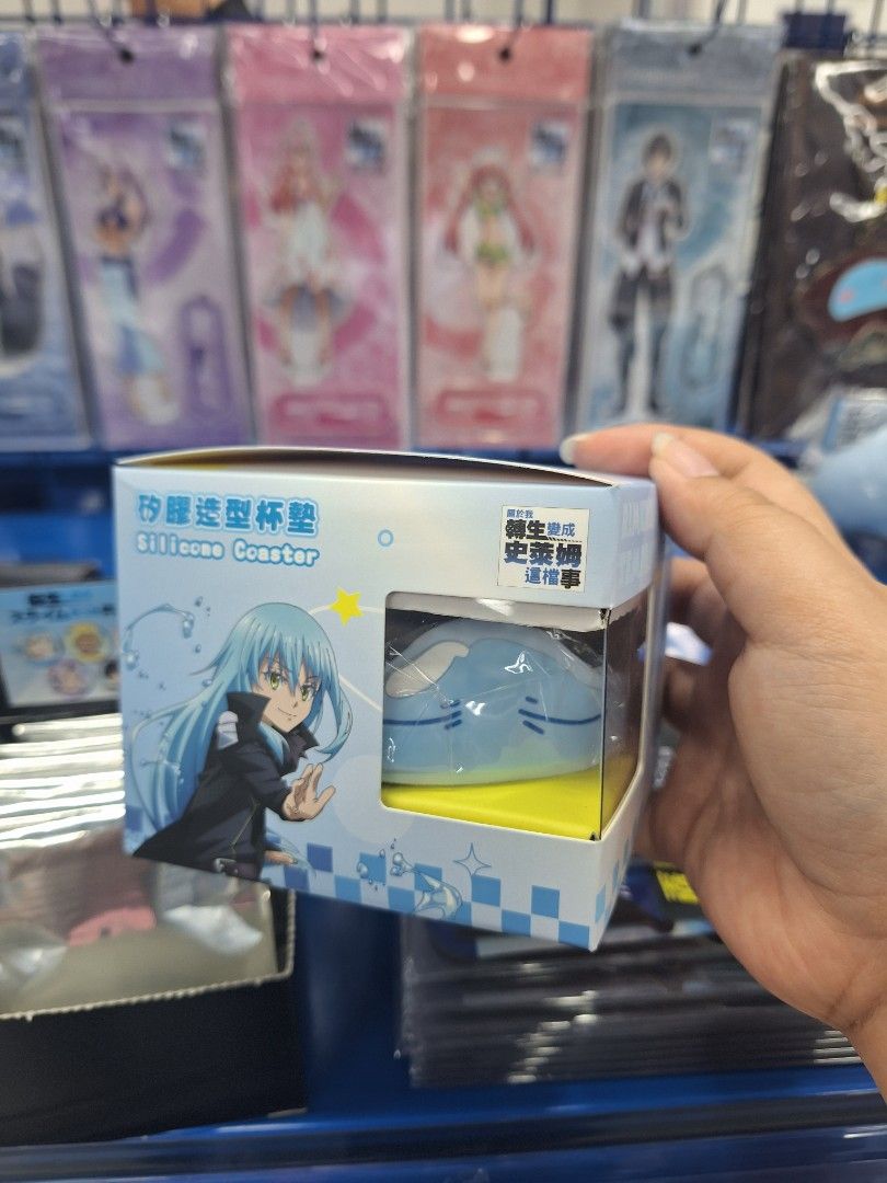 That Time I Reincarnated as a Slime Silicone Coaster (Category: Character Goods) located in Santa Cruz. Submitted by majaful1997 (Listing ID 1471099034, Image 1). Description: That Time I Reincarnated as a Slime / Tensura Rimuru Slime Silicone Coaster - Will be bought from Animate Manila - Price is: SRP + Pasabuy fee -See 2nd pic for SRP.