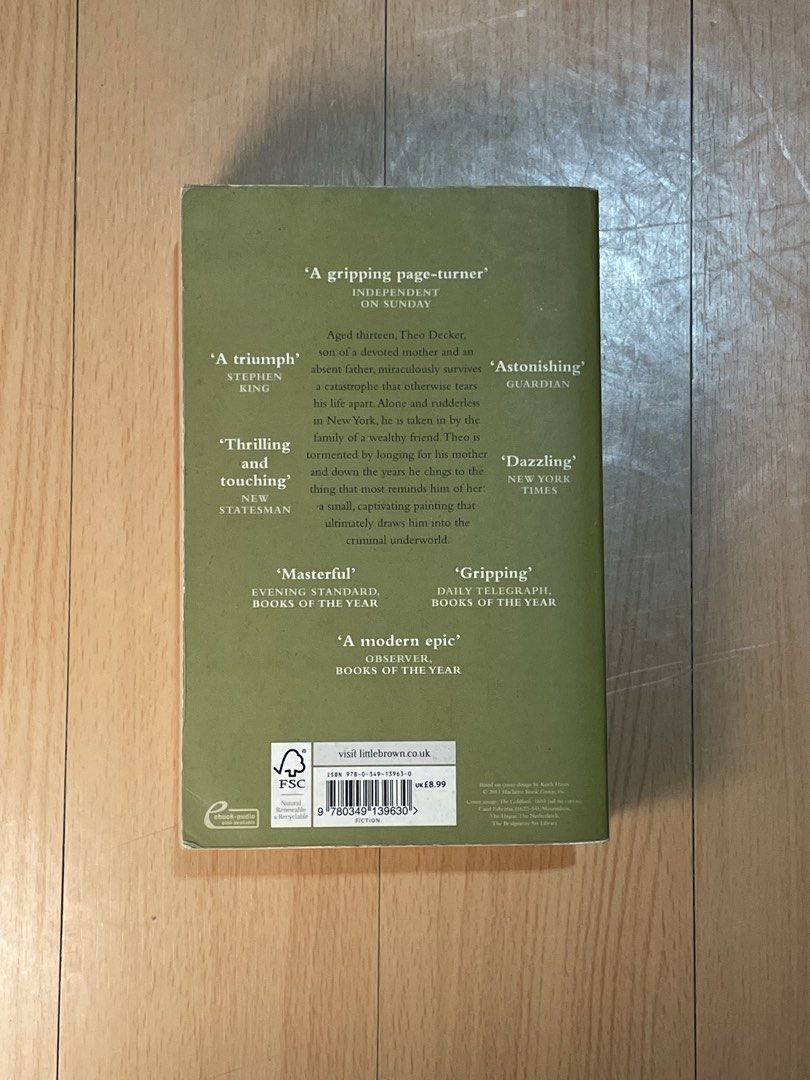 The Goldfinch (Category: Storybooks) located in Calamba. Submitted by pearlsanddaisies (Listing ID 1471075291, Image 2). Description: - bought from Fully Booked for 1,310 pesos - no annotations - some noticeable dents and creases More photos can be sent upon inquiry!💗.