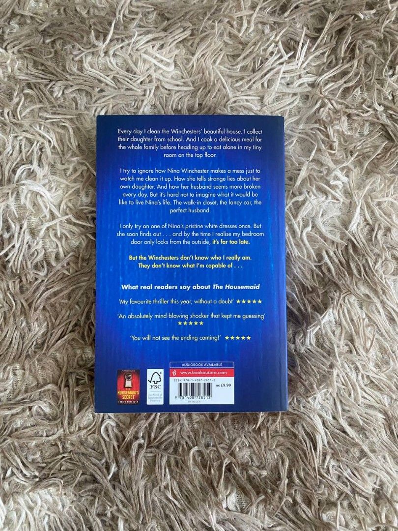 The Housemaid by Freida McFadden - Paperback (Category: Storybooks) located in Cainta. Submitted by bitsandbinding (Listing ID 1470993854, Image 2). Description: Good condition. With spine crease, minimal foxing. PAYO | NO COD MOD: Lalamove, J&T Delivery fee shouldered by buyer No rush shipping. Thank you po ☺️ 📍Cainta, Rizal.