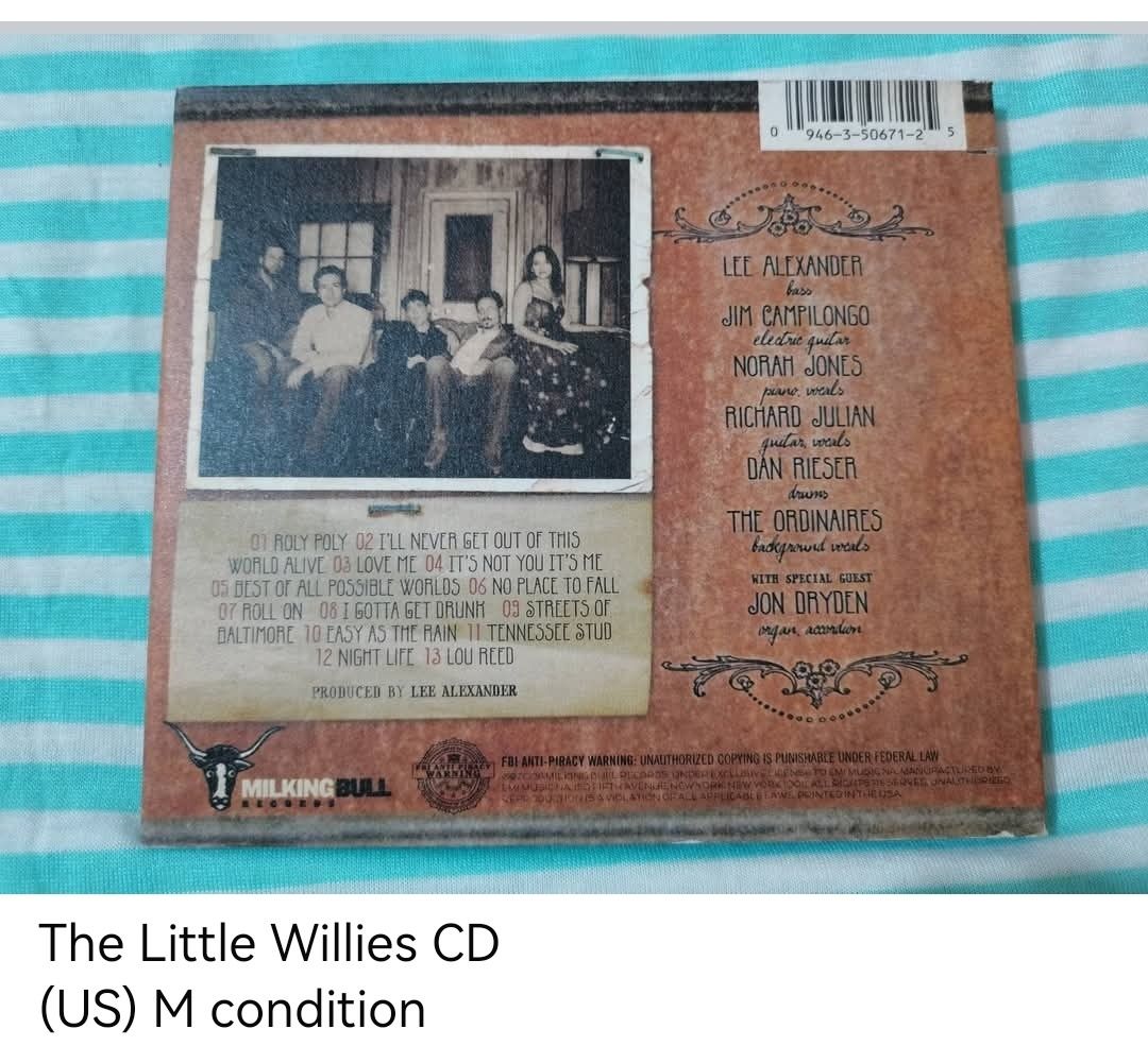 The Little Willies CD (unsealed) (Category: CDs & DVDs) located in Dangcagan. Submitted by cd_haven5 (Listing ID 1471008420, Image 2). Description: #FORSALE #FORSALE #FORSALE #Authentic #Legit #Original We only sell original items. All items posted are on hand. Please message me for availability of the item/s because the items are also posted on my other online stores. All items are imported unless stated PH. We also accept Pre-orders. Payment Me