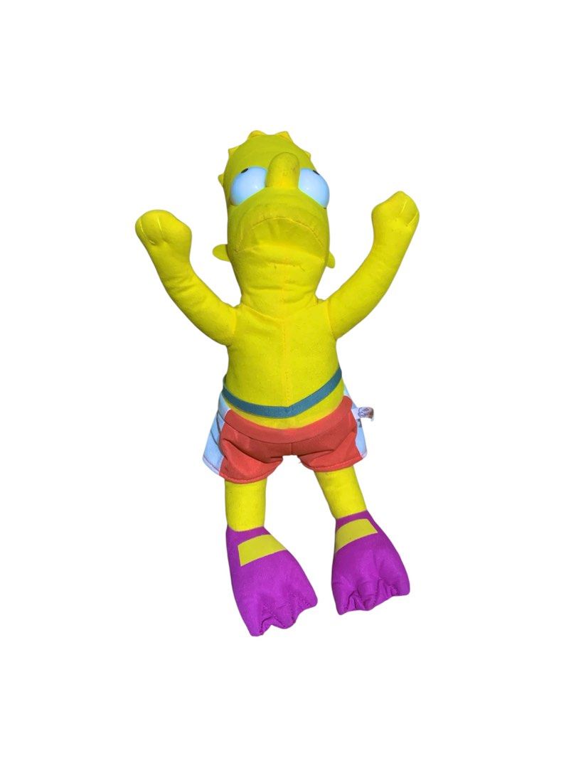 The Simpson Bart Shark (Category: Kids Toys) located in Manila. Submitted by lyf_7hrift (Listing ID 1470942168, Image 2). Description: The Simpson Bart Shark With Trunks P800 10/10 Color Rate Used Condition.